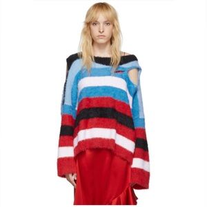 Charles Jeffrey loverboy wild things $450 distressed oversized sweater Sz S